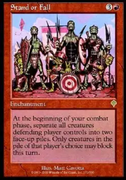 Stand or Fall - Light Play MTG Invasion - Image 1