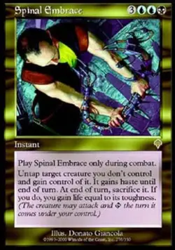 Spinal Embrace - Light Play MTG Invasion - Image 1