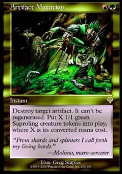Artifact Mutation - Light Play MTG Invasion - Image 1