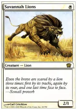 Savannah Lions - Light Play MTG 8th Edition - Image 1
