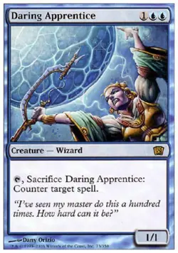 Daring Apprentice - Light Play MTG 8th Edition - Image 1