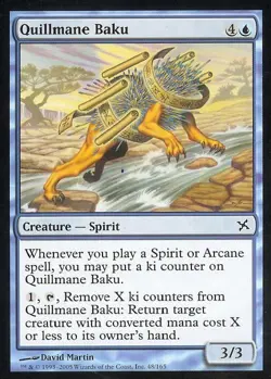 Quillmane Baku - Light Play MTG Betrayers of Kamigawa - Image 1
