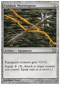 Vulshok Morningstar - Light Play MTG 9th Edition - Image 1