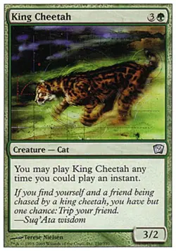 King Cheetah - Light Play MTG 9th Edition - Image 1