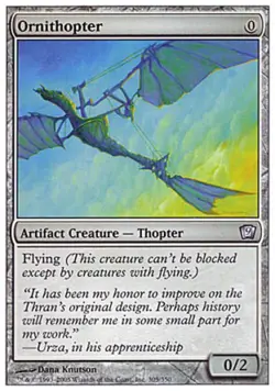Ornithopter - Light Play MTG 9th Edition - Image 1
