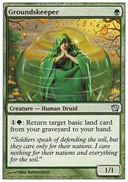 Groundskeeper - Light Play MTG 9th Edition - Image 1