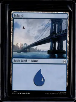 Island - 195 - SPM - NM - MTG Magic the Gathering - Image 1