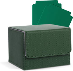 MTG Deck Box with 2 Dividers, Large Capacity Commander Deck Box Fits 100+ Double - Image 1
