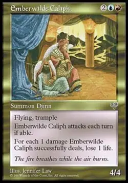 Emberwilde Caliph - Light Play MTG Mirage - Image 1