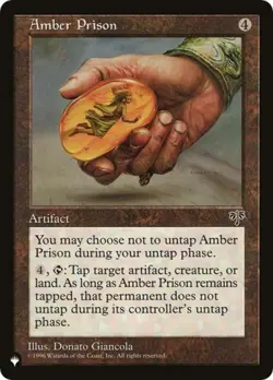 Amber Prison - Light Play MTG The List - Image 1