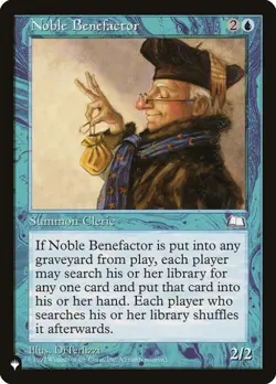 Noble Benefactor - Light Play MTG The List - Image 1
