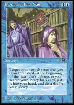 Library of Lat-Nam - Light Play MTG Alliances - Image 1
