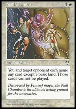 Null Chamber - Light Play MTG Mirage - Image 1
