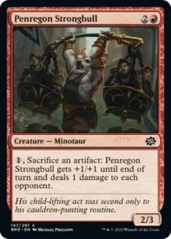 Penregon Strongbull - Near Mint MTG The Brothers' War - Image 1