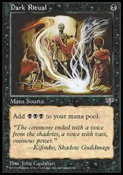 Dark Ritual - Light Play MTG Mirage - Image 1