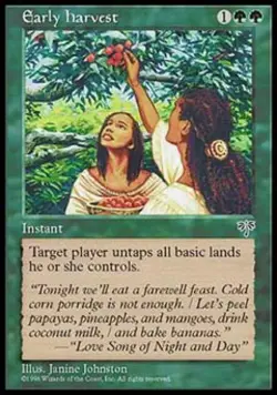 Early Harvest - Light Play MTG Mirage - Image 1