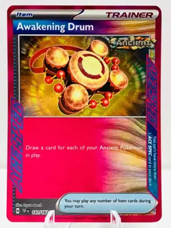 Pokemon Awakening Drum 141/162 Temporal Forces Scarlet & Violet ACE SPEC Rare - Image 2
