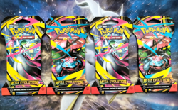 Pokemon TCG (4) Mega Evolutions Sleeved Booster Packs - SHIPS FAST! - Image 1