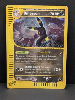 Umbreon H30/H32 Skyridge Holo Ultra Rare Pokemon TCG Nintendo e-reader eevee MP+ - Image 1