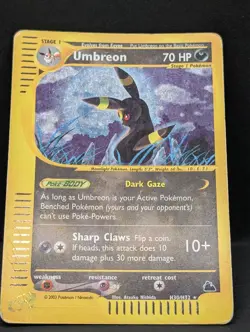 Umbreon H30/H32 Skyridge Holo Ultra Rare Pokemon TCG Nintendo e-reader eevee MP+ - Image 3
