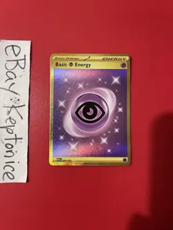 Pokemon TCG 151 SV Scarlet Violet Basic Psychic Energy Gold Hyper Rare 207/165 - Image 1