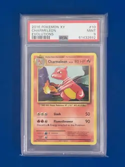 2016 Pokemon XY Charmeleon Evolutions #10 PSA 9 - Image 1