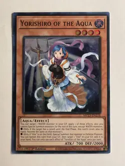 Yugioh Yorishiro of the Aqua MP23-EN218 - Ultra Rare - 1st Edition - Image 1