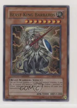 Beast King Barbaros YuGiOh Shonen Jump Magazine Promo #JUMP-EN032 2002 - Image 1