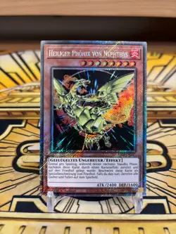 Yugioh Heiliger Phonix Von Nephthys RA03-DE147 Platinum Secret Rare - Image 1