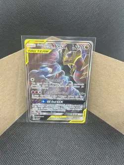 Pokemon TCG Garchomp & Giratina GX SM193 Sun & Moon Promo Card Near Mint - Image 1
