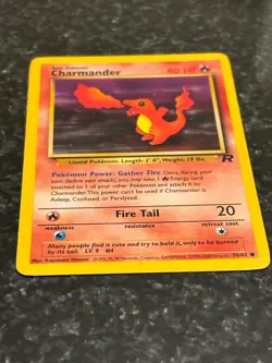 Charmander 50/82 Team Rocket Regular Common LP Vintage Pokemon Card 2000 - Image 3
