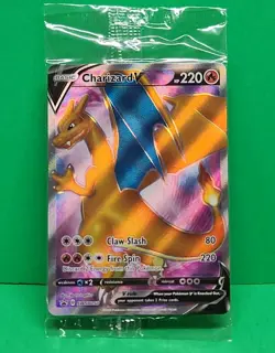 Pokemon SWSH Black Star Promos Charizard V #SWSH050 MINT Condition Sealed Card - Image 2