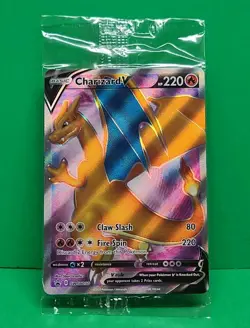 Pokemon SWSH Black Star Promos Charizard V #SWSH050 MINT Condition Sealed Card - Image 3