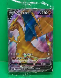 Pokemon SWSH Black Star Promos Charizard V #SWSH050 MINT Condition Sealed Card - Image 4