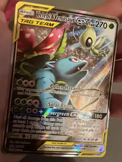 Celebi & Venusaur | GX SM167 | Pokemon Card Promo | PSA 10 Contender - Image 1