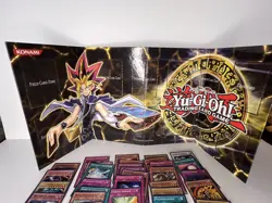 Yu-Gi-Oh! Shonen Jump Trading Card Game Mat Board 1996 Konami With 64 Cards - Image 4