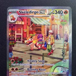 Pokemon Skeledirge EX TCG Scarlet & Violet Paldea Evolved Card 258/193 (33) - Image 3