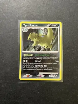 Tyranitar 30/100 Non-Holo Rare Pokemon Card 2008 Diamond & Pearl Stormfront PTCG - Image 1