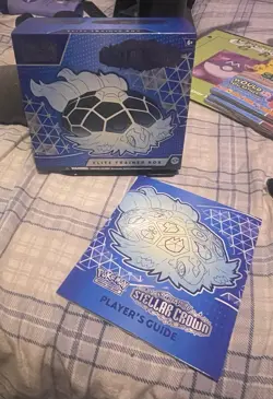 Stellar Crown Elite Trainer Box-BOX &P GUIDE ONLY- No Cards Or Inserts Not Shown - Image 1