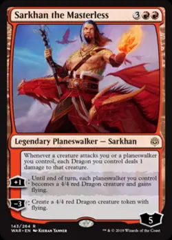 MTG - Sarkhan the Masterless - War of the Spark - Light Play - Normal - Image 1