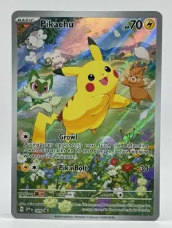 Pikachu 088 SV: Scarlet & Violet Black Star Promo Card Holo - Image 1