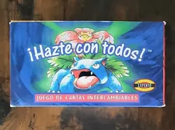 EMPTY Spanish Pokemon Base Set Unlimited Booster Box - No Cards - Image 2