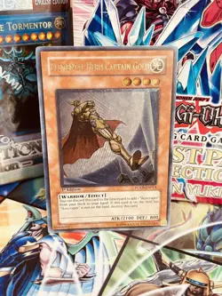 FOTB-EN014 Elemental Hero Captain Gold Ultimate Rare 1st Edition LP Yugioh Card - Image 1