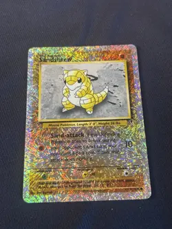 Sandshrew 91/110 Legendary Collection Reverse Holo wotc Pokemon card played - Image 1