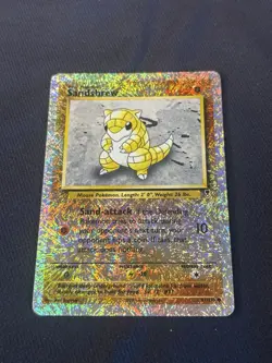 Sandshrew 91/110 Legendary Collection Reverse Holo wotc Pokemon card played - Image 5