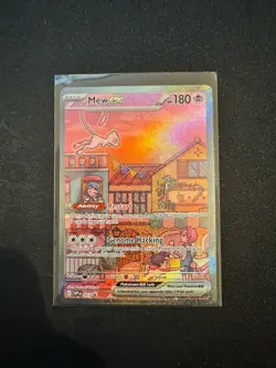 Mew ex SVP 053 Scarlet & Violet 151 Black Star Promo Pokemon TCG Card NM - Image 1