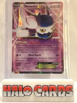 PACK FRESH Pokemon MEOWSTIC EX card 37/83 Ultra Rare Pokemon Generations MINTY15 - Image 1