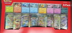 Pokemon TCG: Prismatic Evolutions 8 Mini-Tins w/Promo Cards [Costco Exclusive] - Image 1