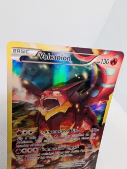 Volcanion - XY185 - Full Art Ultra Rare - XY Black Star Promo - Pokemon Card LP - Image 2