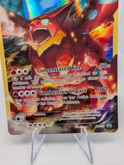 Volcanion - XY185 - Full Art Ultra Rare - XY Black Star Promo - Pokemon Card LP - Image 3